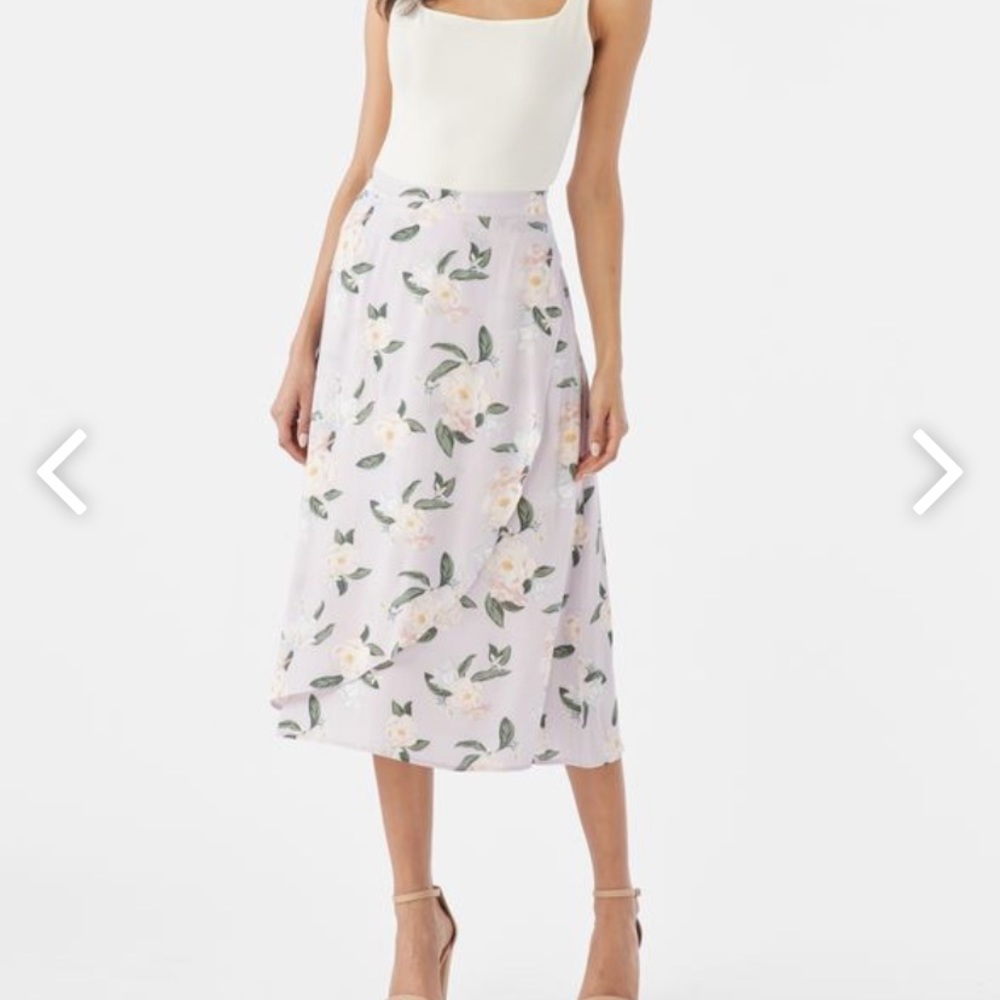 Floral Midi Skirt